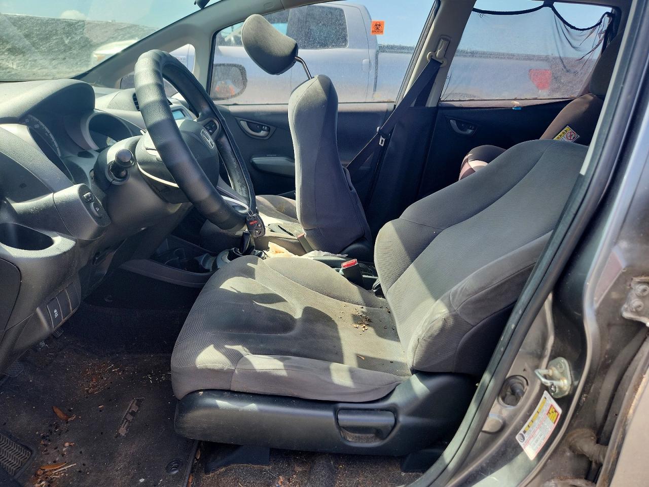2011 Honda Fit Gray vin: JHMGE8G36BC007453