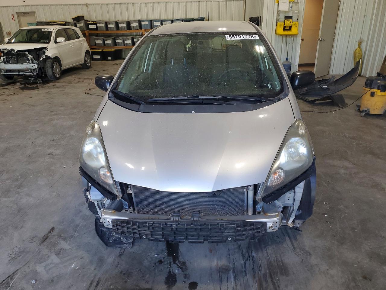 2011 Honda Fit Gray vin: JHMGE8G36BS001416