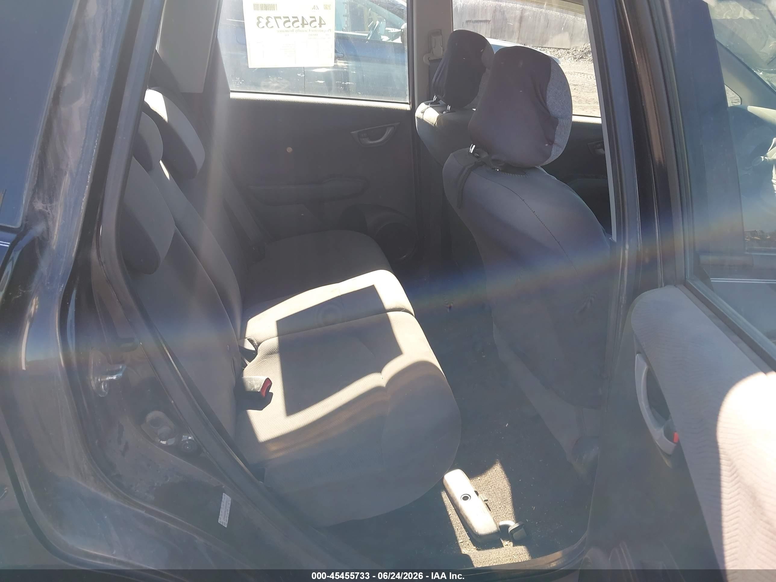 2011 Honda Fit Black vin: JHMGE8G36BS008012