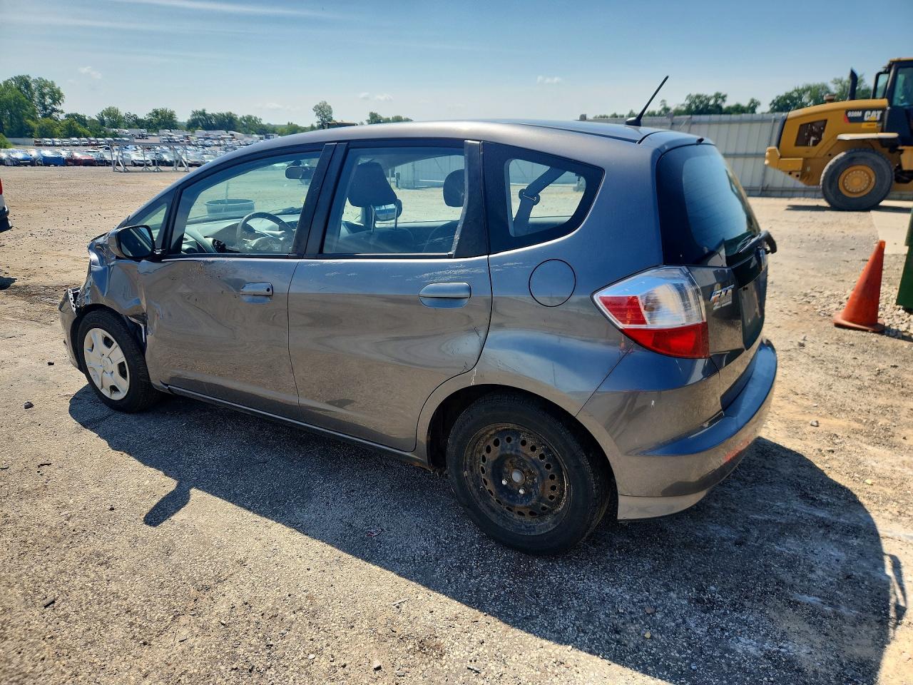 2012 Honda Fit Gray vin: JHMGE8G36CC032063