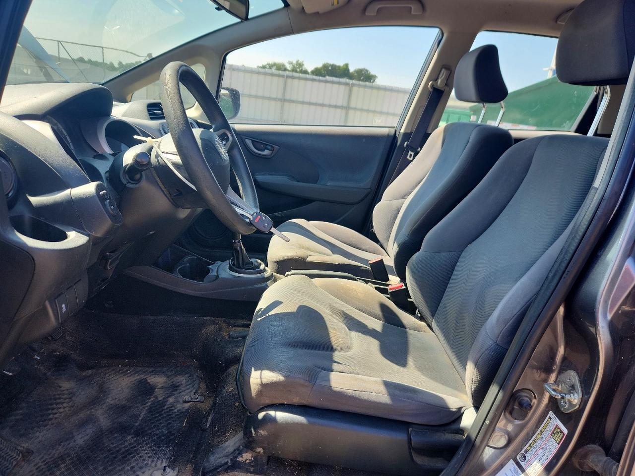 2012 Honda Fit Gray vin: JHMGE8G36CC032063