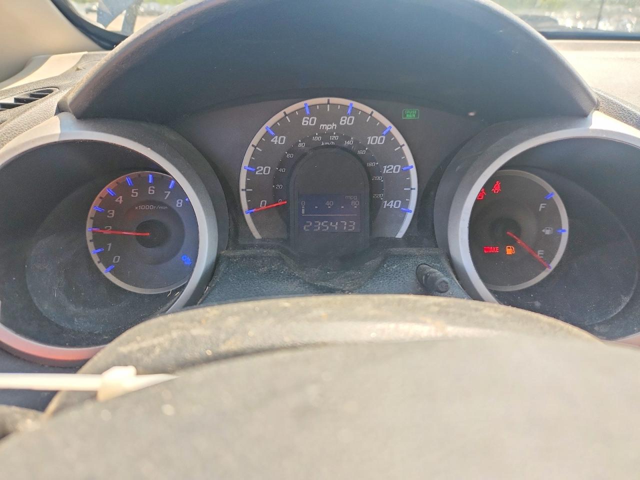 2012 Honda Fit Gray vin: JHMGE8G36CC032063