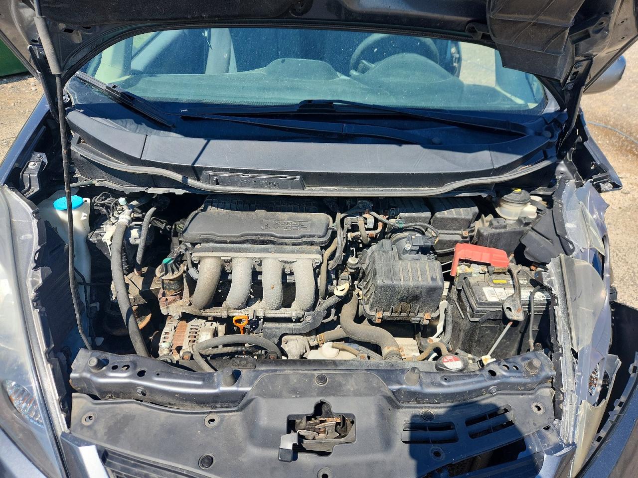 2012 Honda Fit Gray vin: JHMGE8G36CC032063