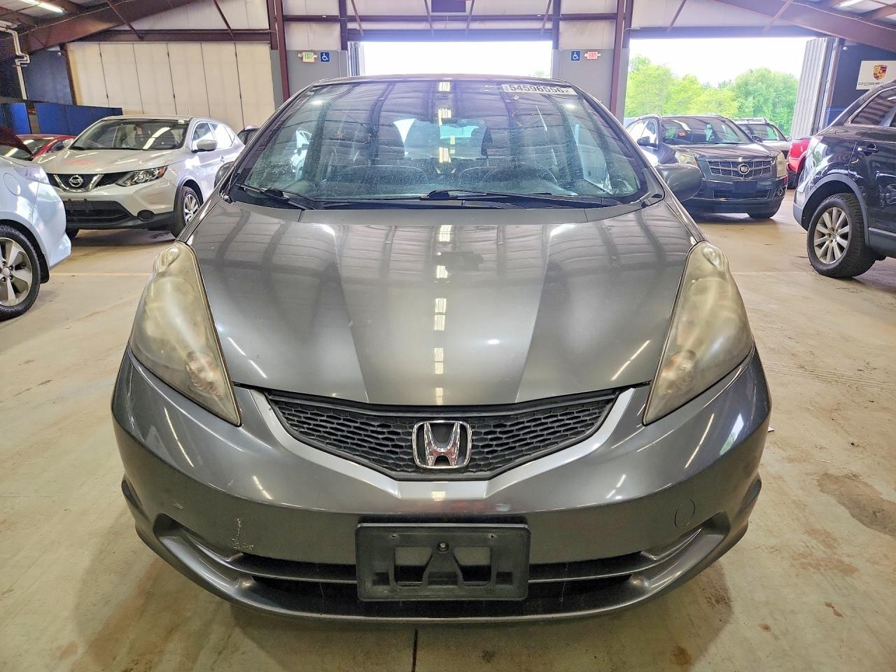 2013 Honda Fit Gray vin: JHMGE8G36DC042335