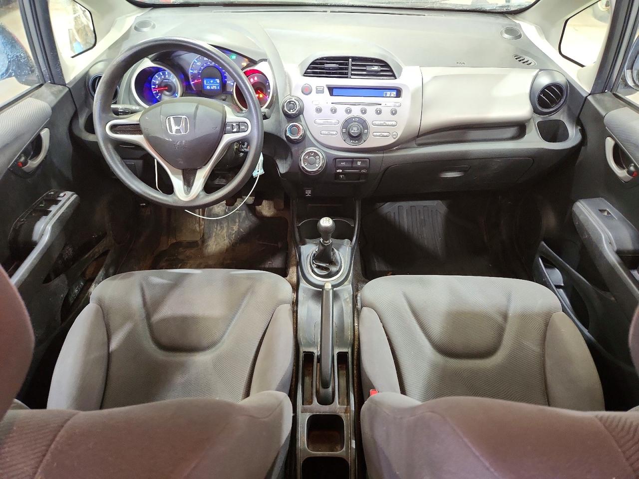 2013 Honda Fit Gray vin: JHMGE8G36DC042335
