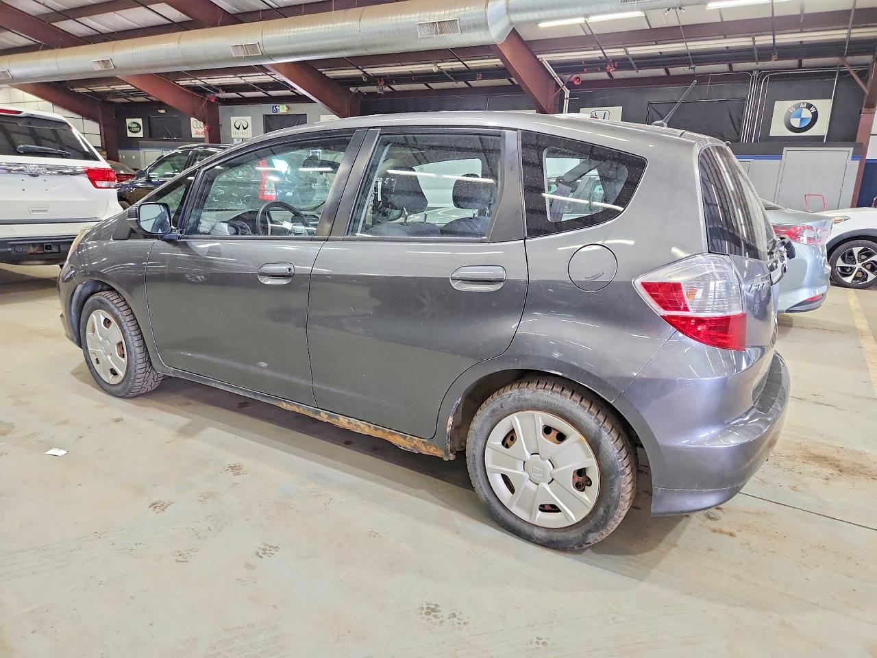2013 Honda Fit Gray vin: JHMGE8G36DC042335