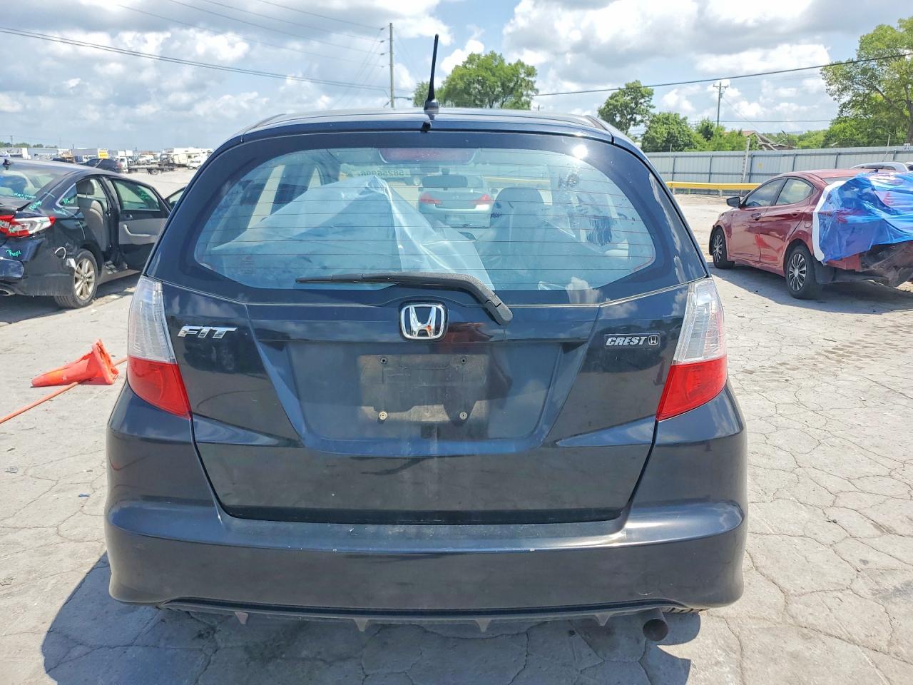 2012 Honda Fit Black vin: JHMGE8G37CC039099