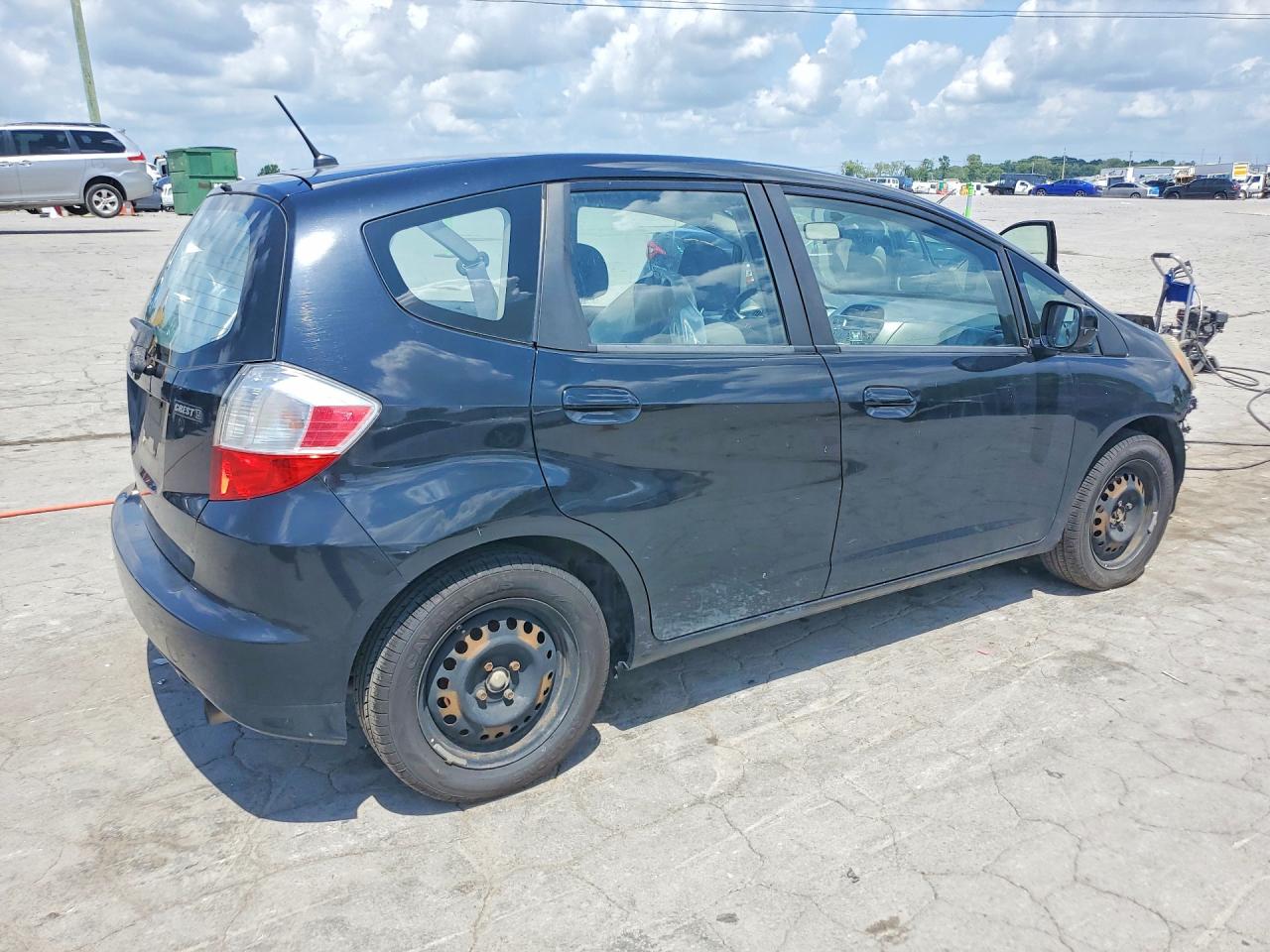2012 Honda Fit Black vin: JHMGE8G37CC039099
