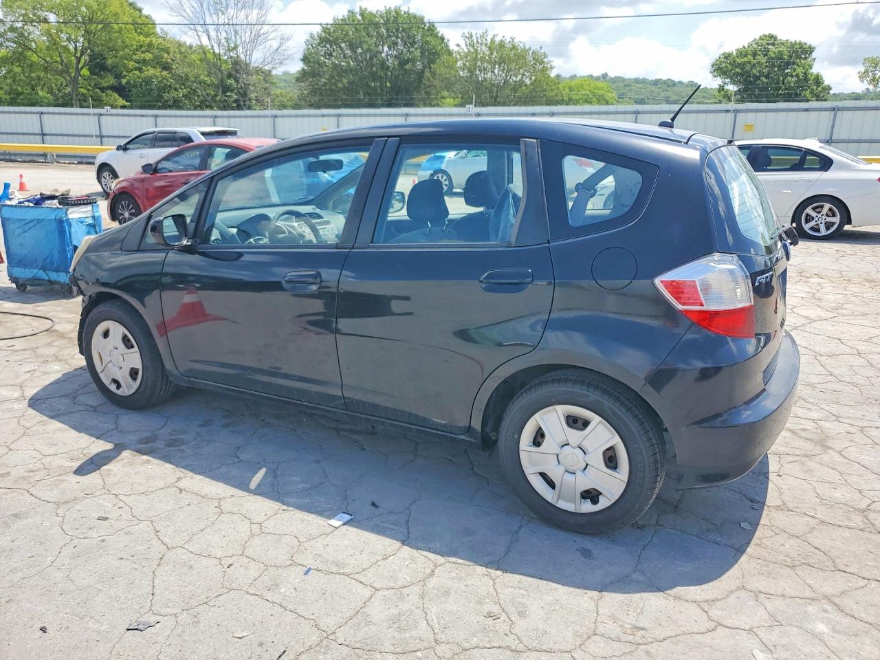 2012 Honda Fit Black vin: JHMGE8G37CC039099