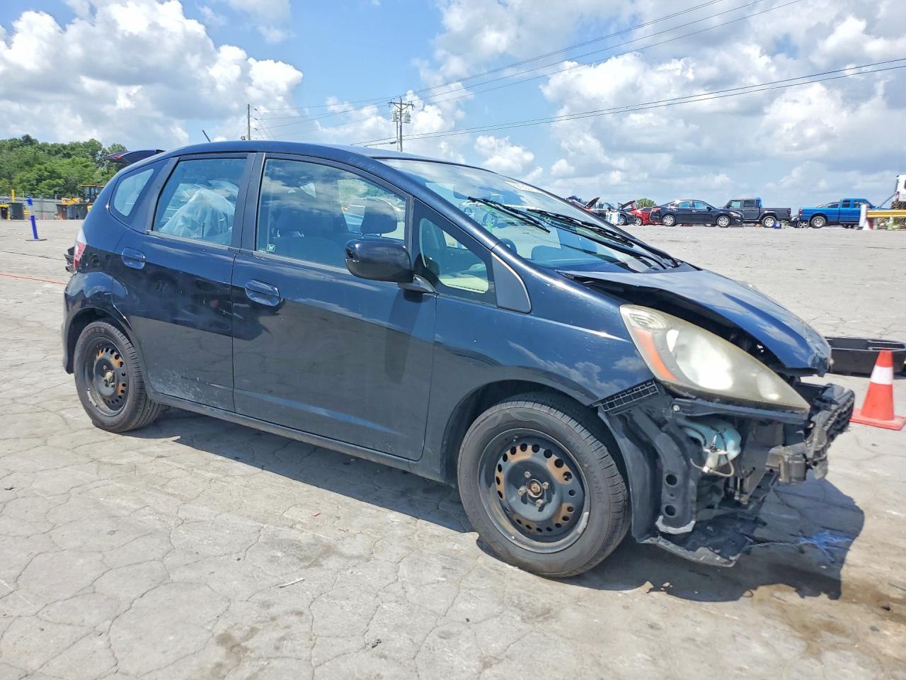 2012 Honda Fit Black vin: JHMGE8G37CC039099