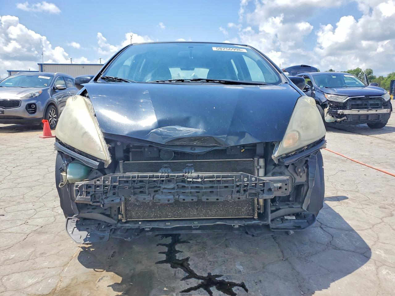 2012 Honda Fit Black vin: JHMGE8G37CC039099