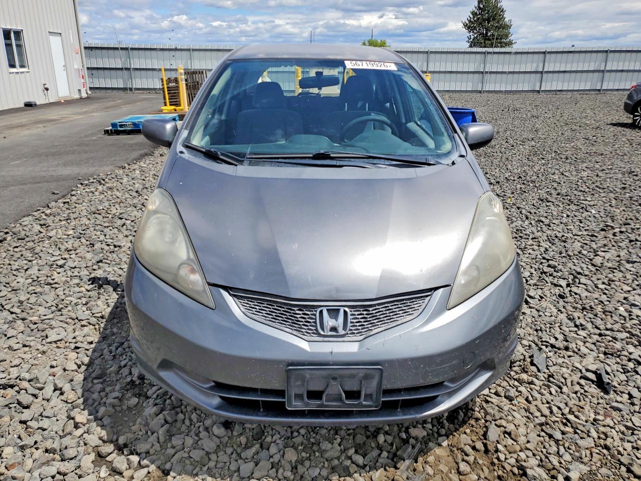 2012 Honda Fit Gray vin: JHMGE8G37CS001734