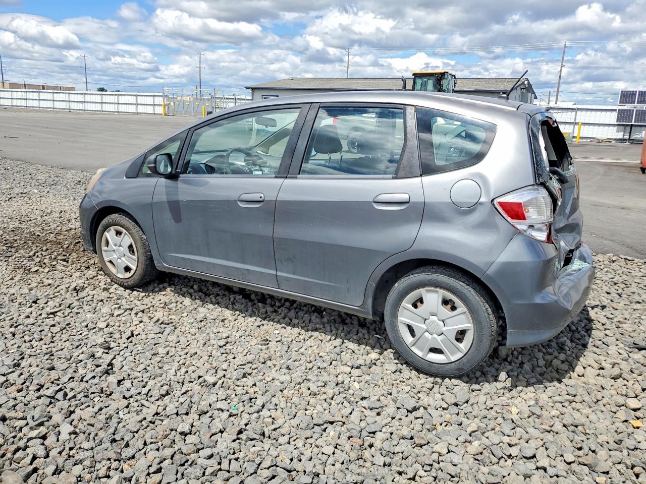 2012 Honda Fit Gray vin: JHMGE8G37CS001734