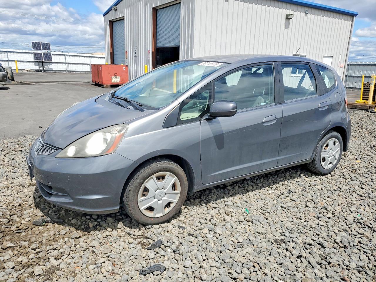 2012 Honda Fit Gray vin: JHMGE8G37CS001734