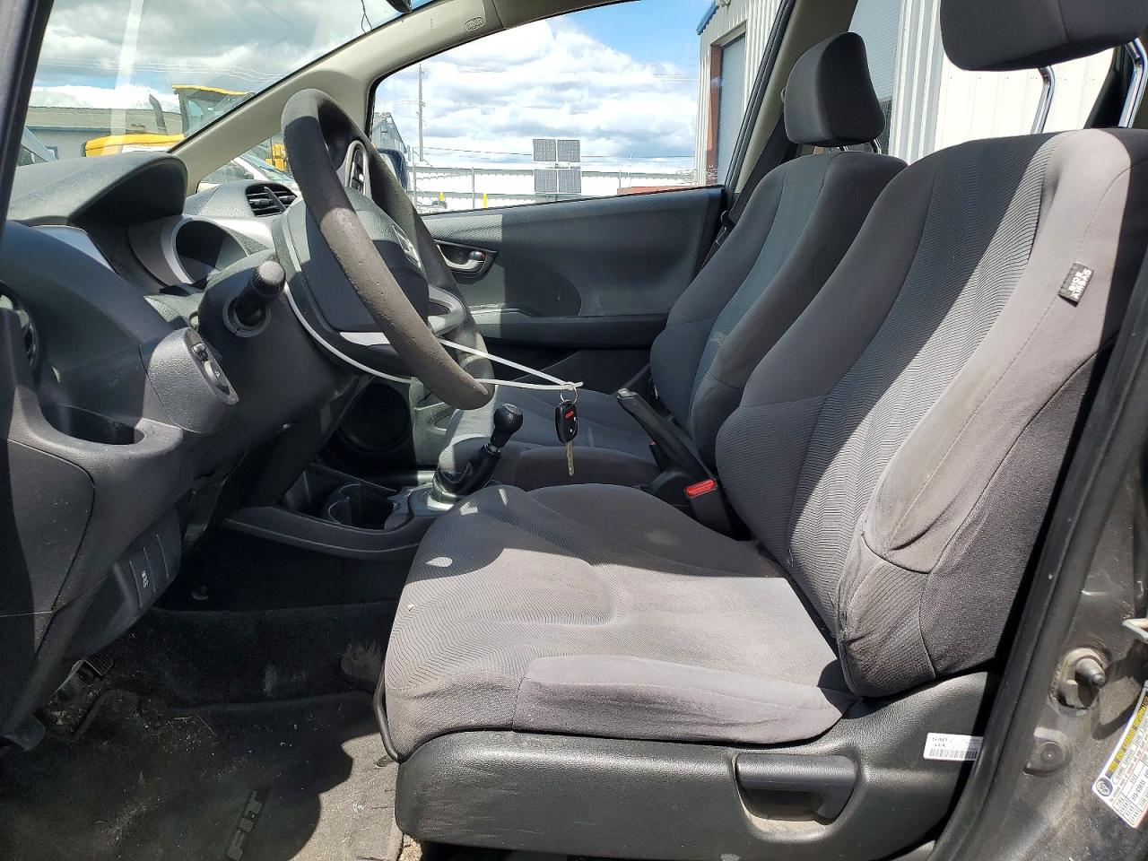 2012 Honda Fit Gray vin: JHMGE8G37CS001734