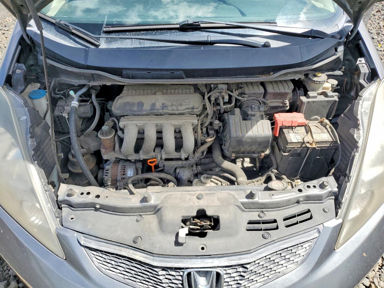 2012 Honda Fit Gray vin: JHMGE8G37CS001734