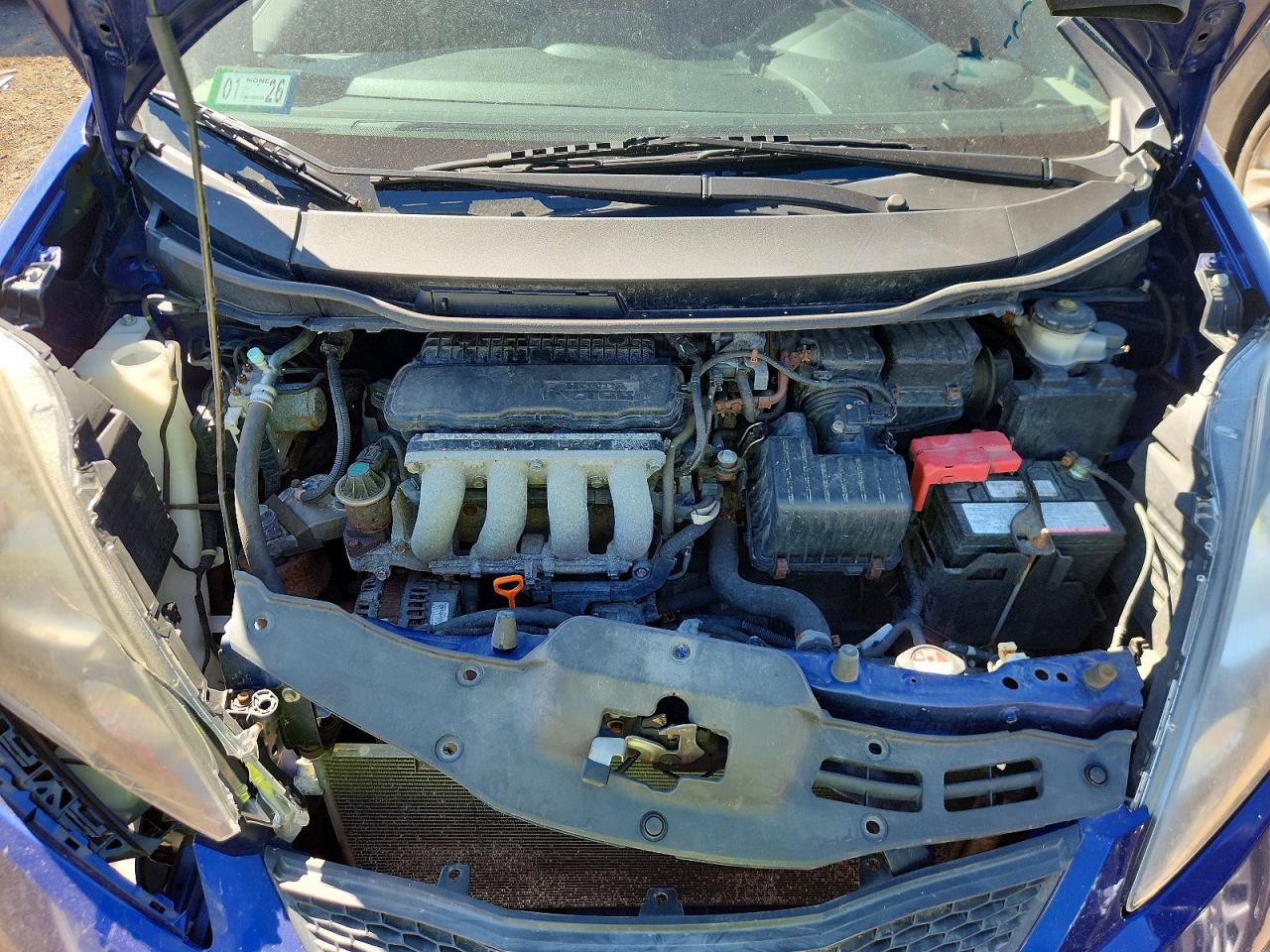 2013 Honda Fit Blue vin: JHMGE8G37DC019629