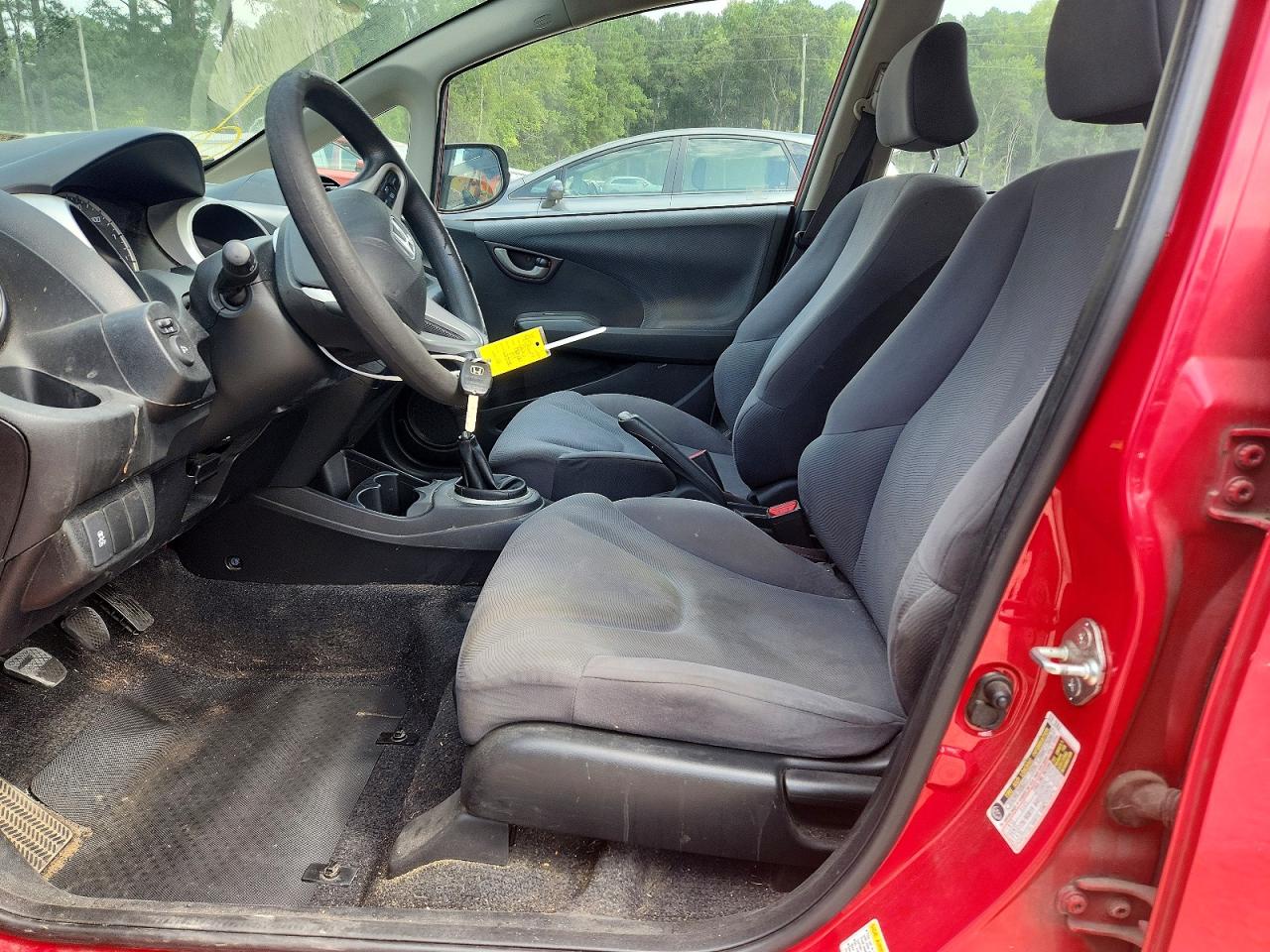 2013 Honda Fit Red vin: JHMGE8G37DC071830