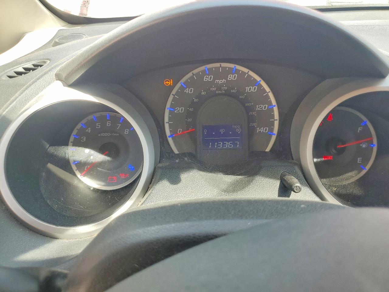 2013 Honda Fit Red vin: JHMGE8G37DC071830