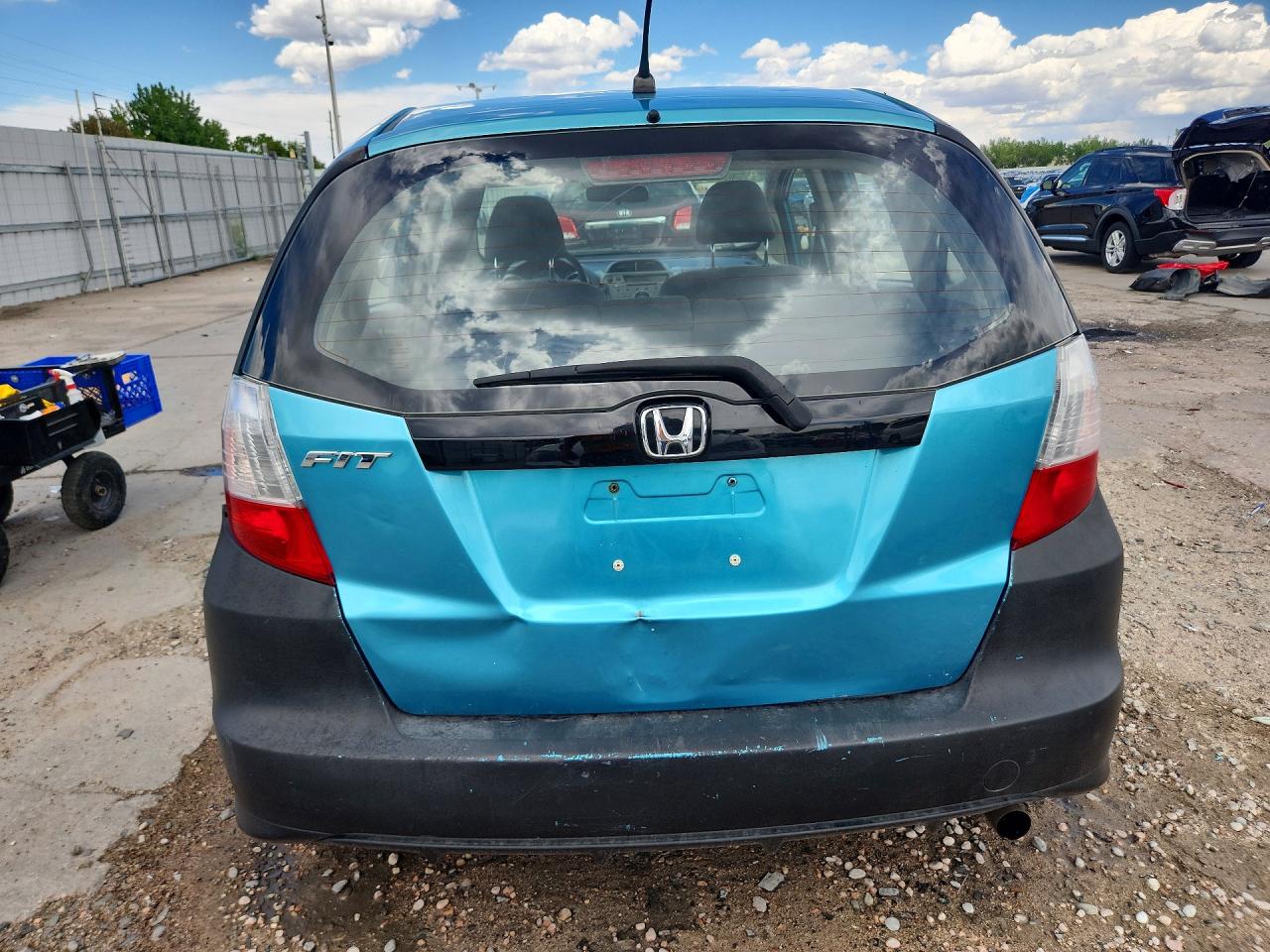 2012 Honda Fit Turquoise vin: JHMGE8G38CC004569
