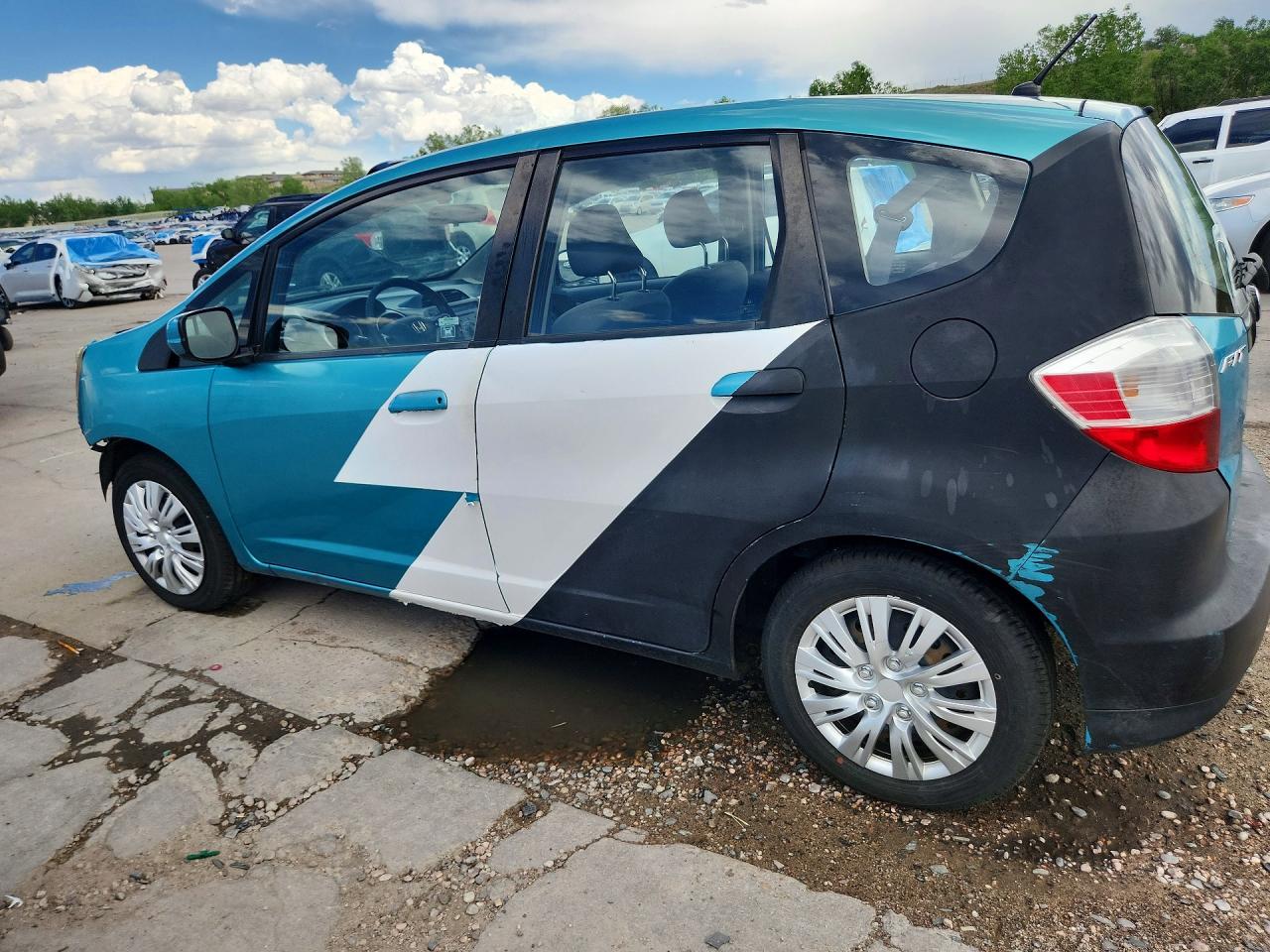 2012 Honda Fit Turquoise vin: JHMGE8G38CC004569