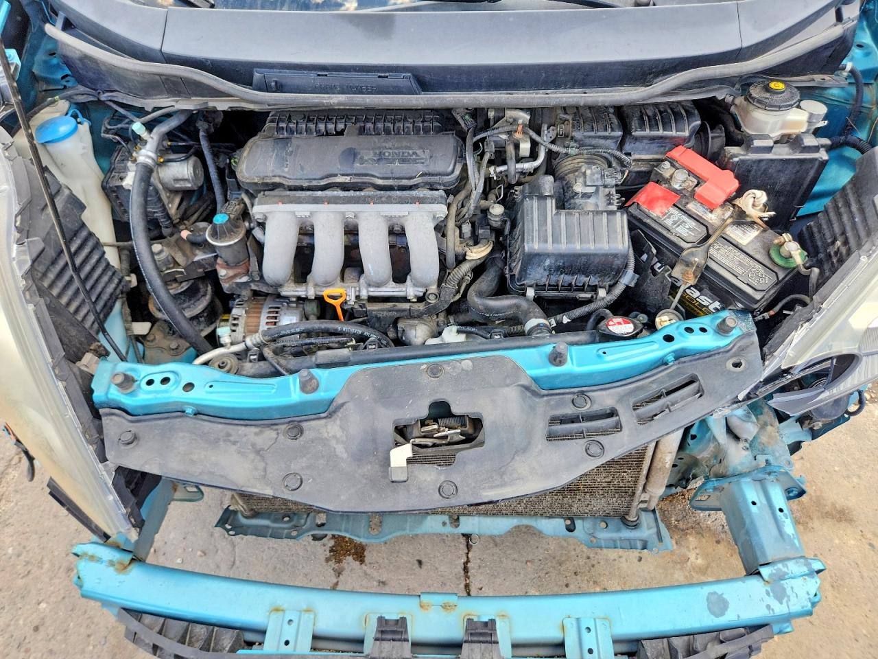 2012 Honda Fit Turquoise vin: JHMGE8G38CC004569