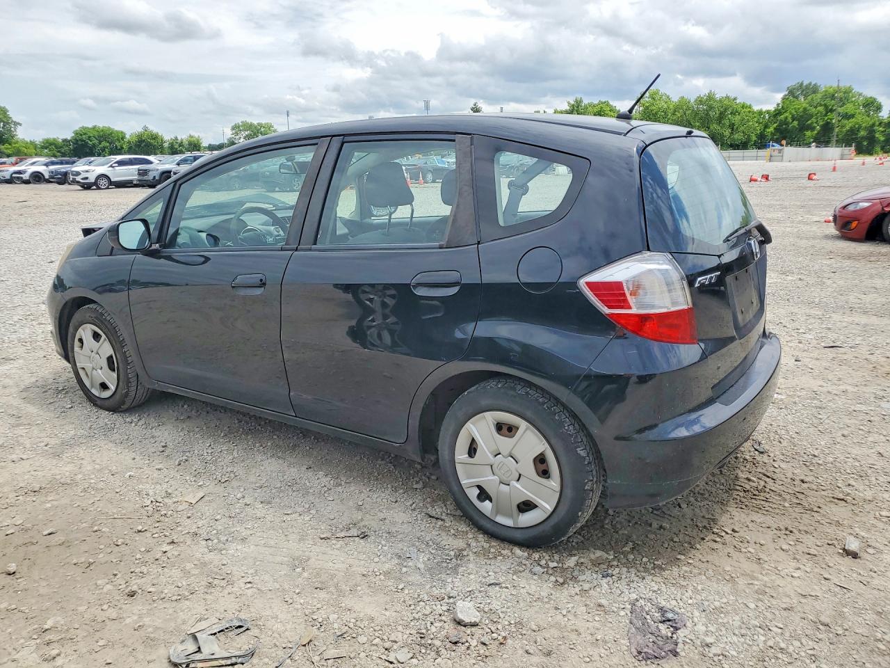 2012 Honda Fit Black vin: JHMGE8G38CC040844