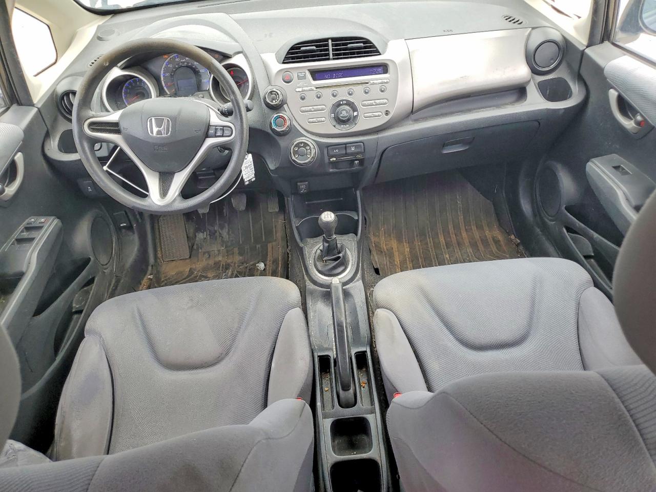 2012 Honda Fit Black vin: JHMGE8G38CC040844