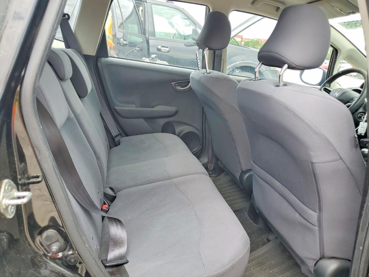 2012 Honda Fit Black vin: JHMGE8G38CC040844