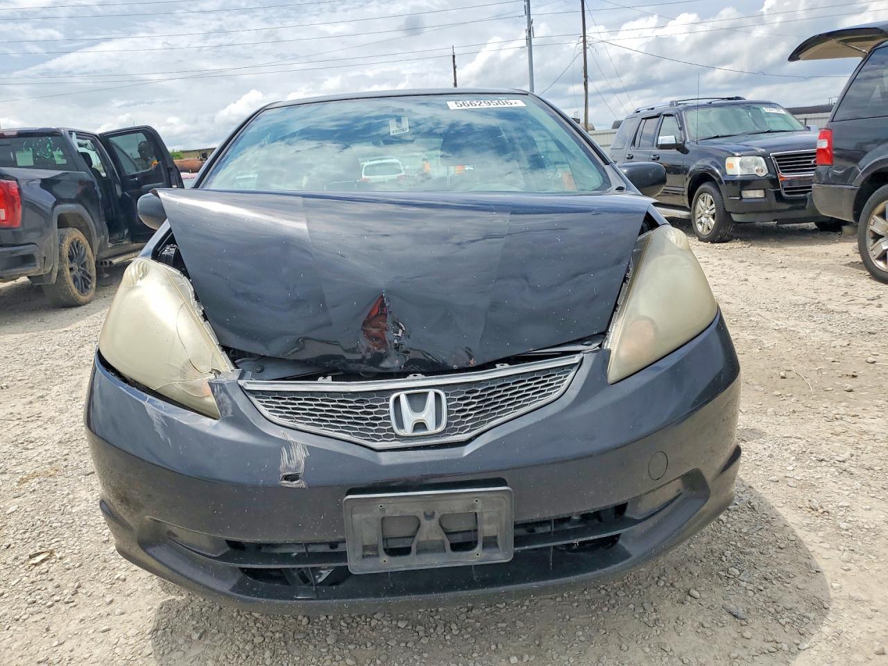 2012 Honda Fit Black vin: JHMGE8G38CC040844