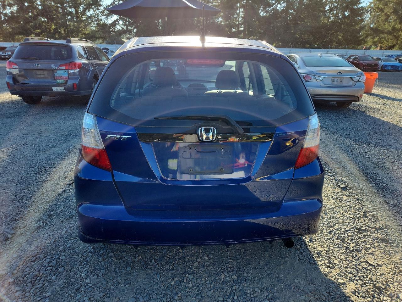 2013 Honda Fit Синий vin: JHMGE8G38DC053823