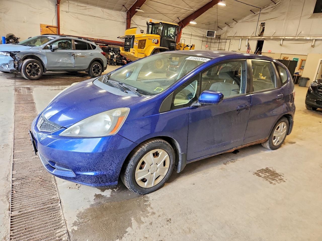 2013 Honda Fit Синий vin: JHMGE8G38DC066569
