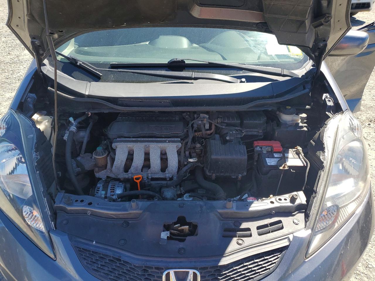 2013 Honda Fit Gray vin: JHMGE8G38DC067365