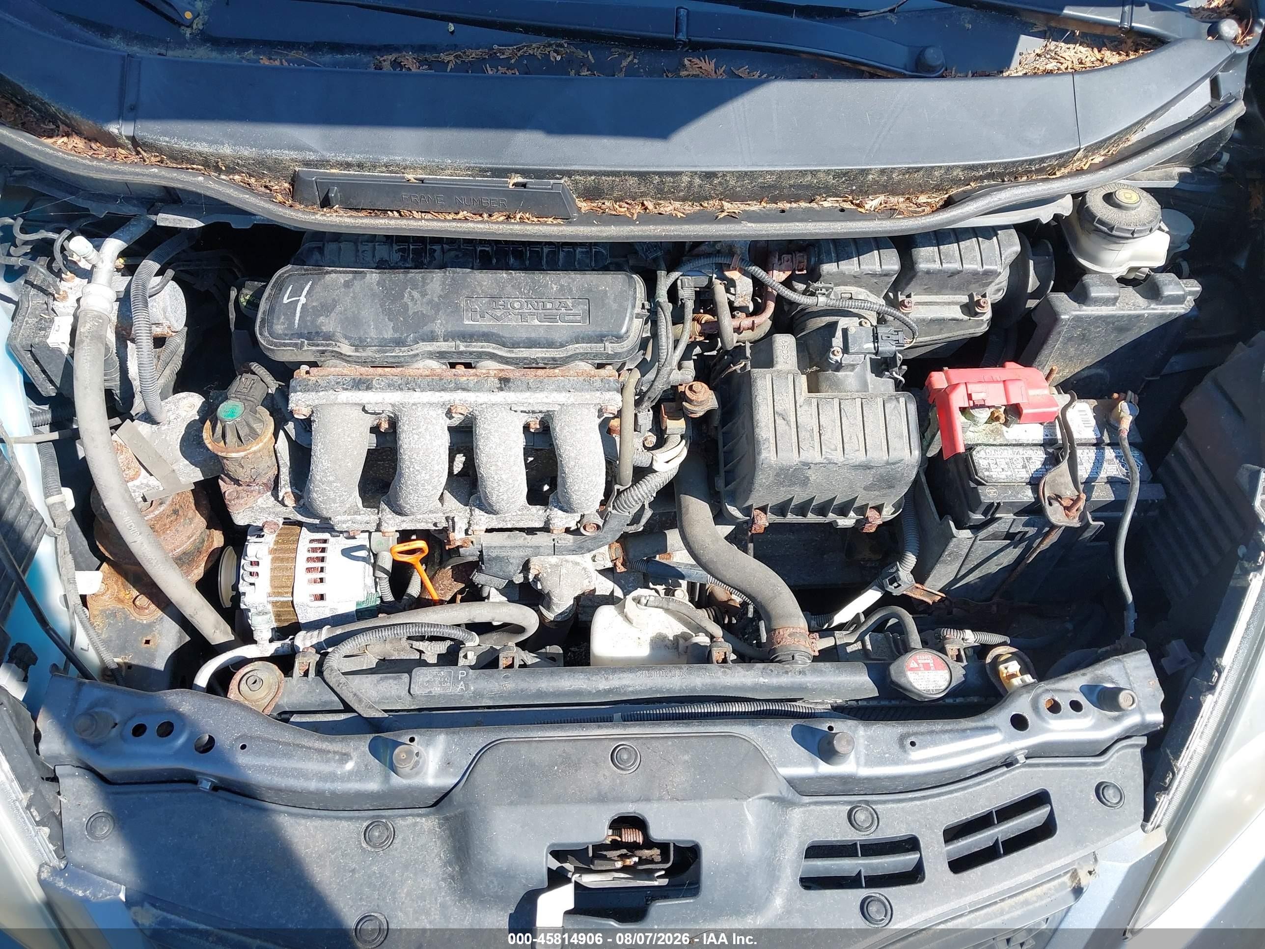 2013 Honda Fit   Серый vin: JHMGE8G38DC069293