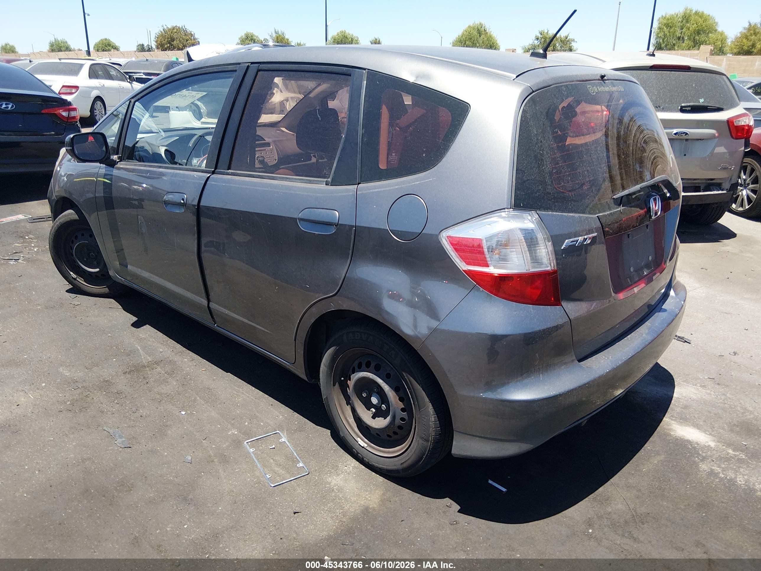 2012 Honda Fit   Gray vin: JHMGE8G39CC026841