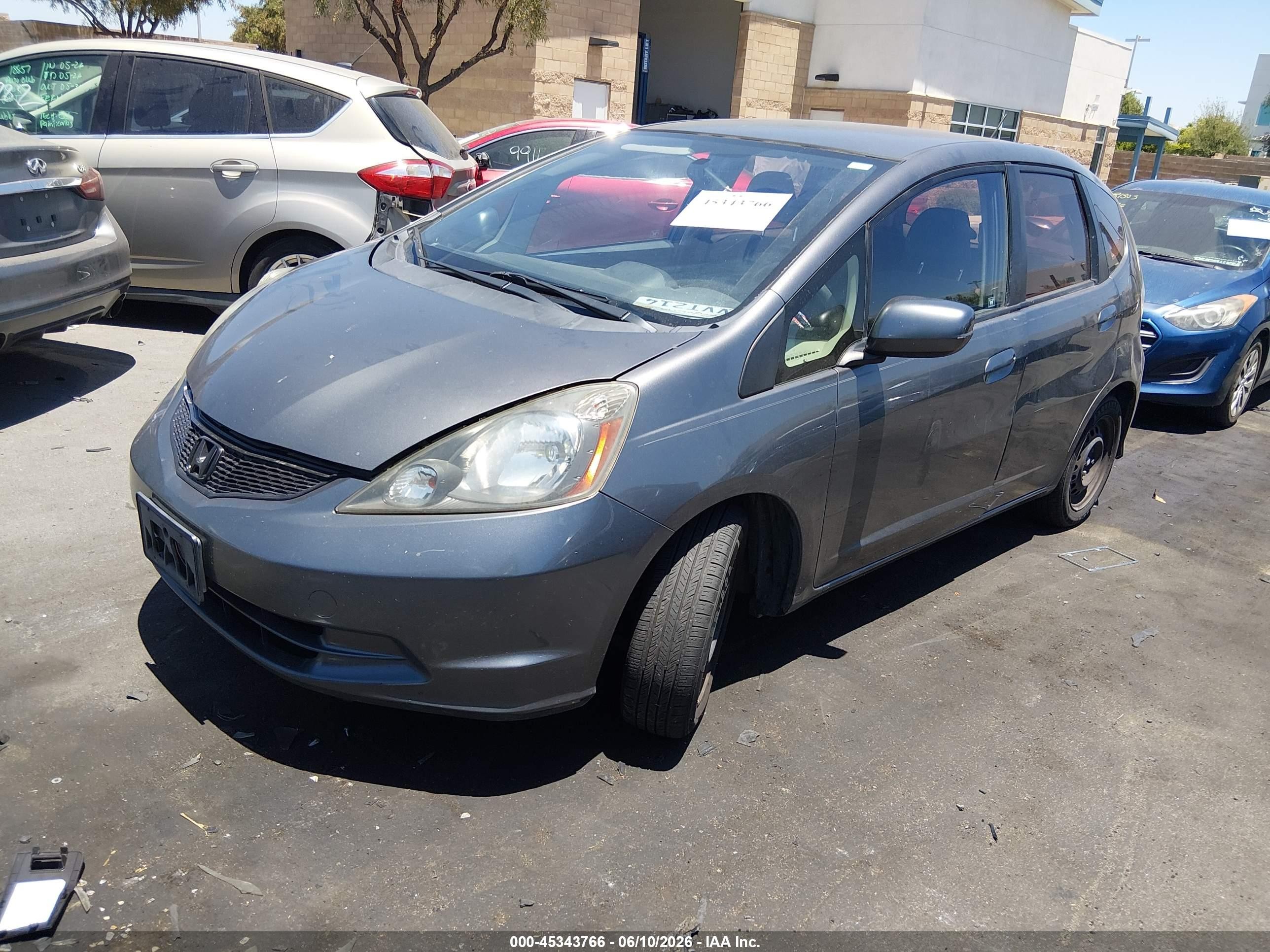 2012 Honda Fit   Gray vin: JHMGE8G39CC026841