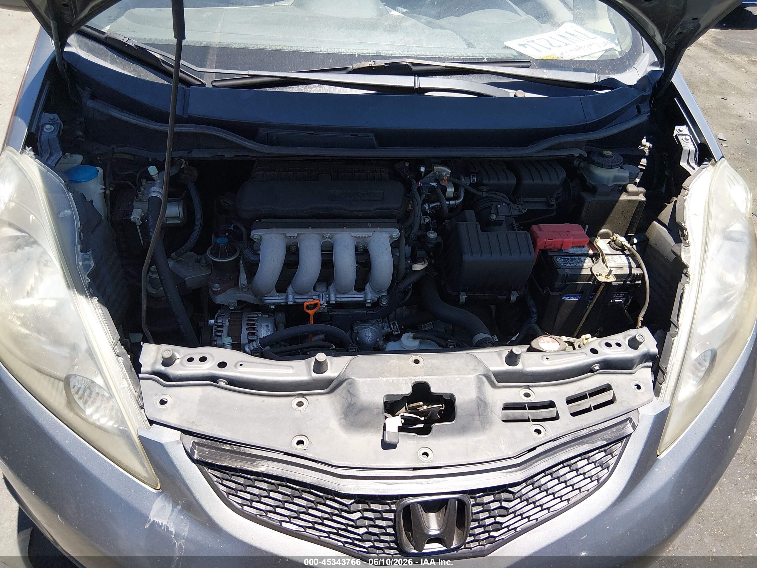 2012 Honda Fit   Gray vin: JHMGE8G39CC026841