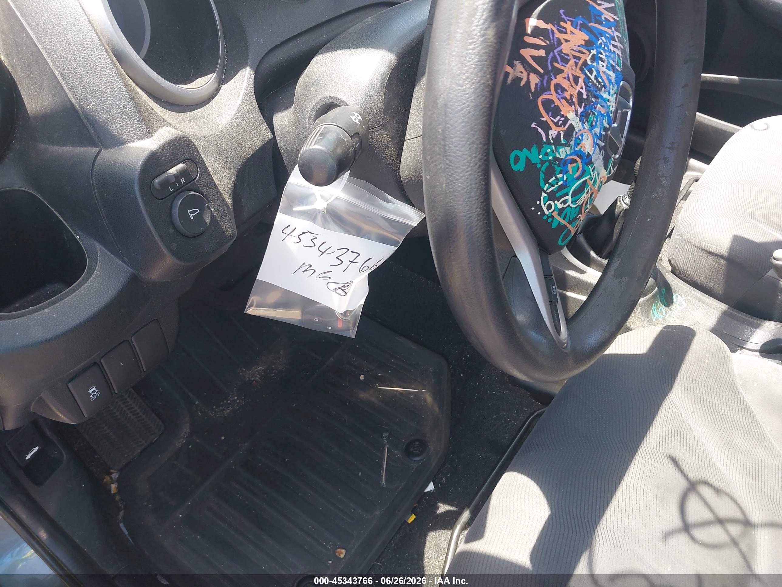 2012 Honda Fit   Gray vin: JHMGE8G39CC026841