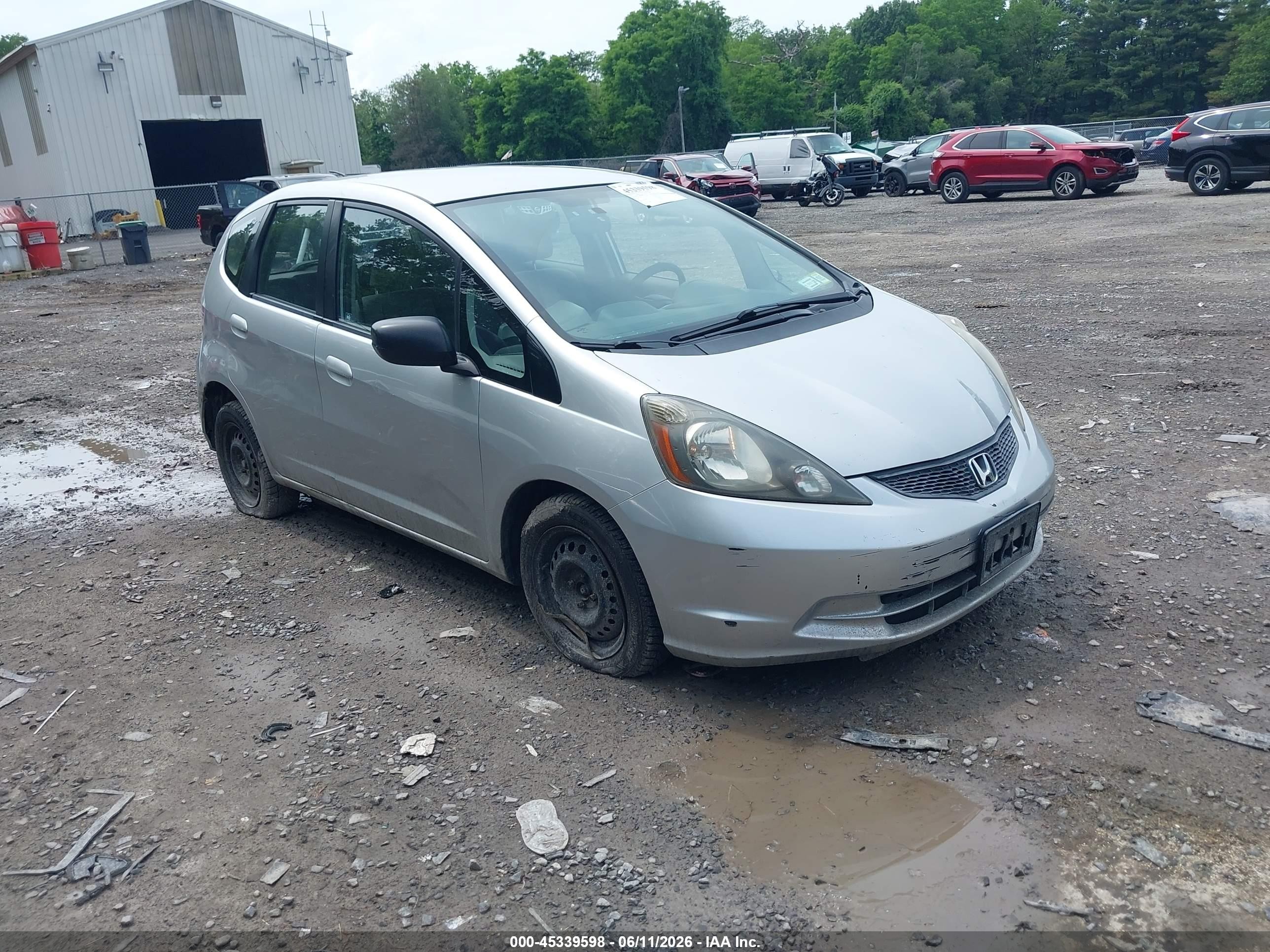 2011 Honda Fit   Silver vin: JHMGE8G3XBC007097