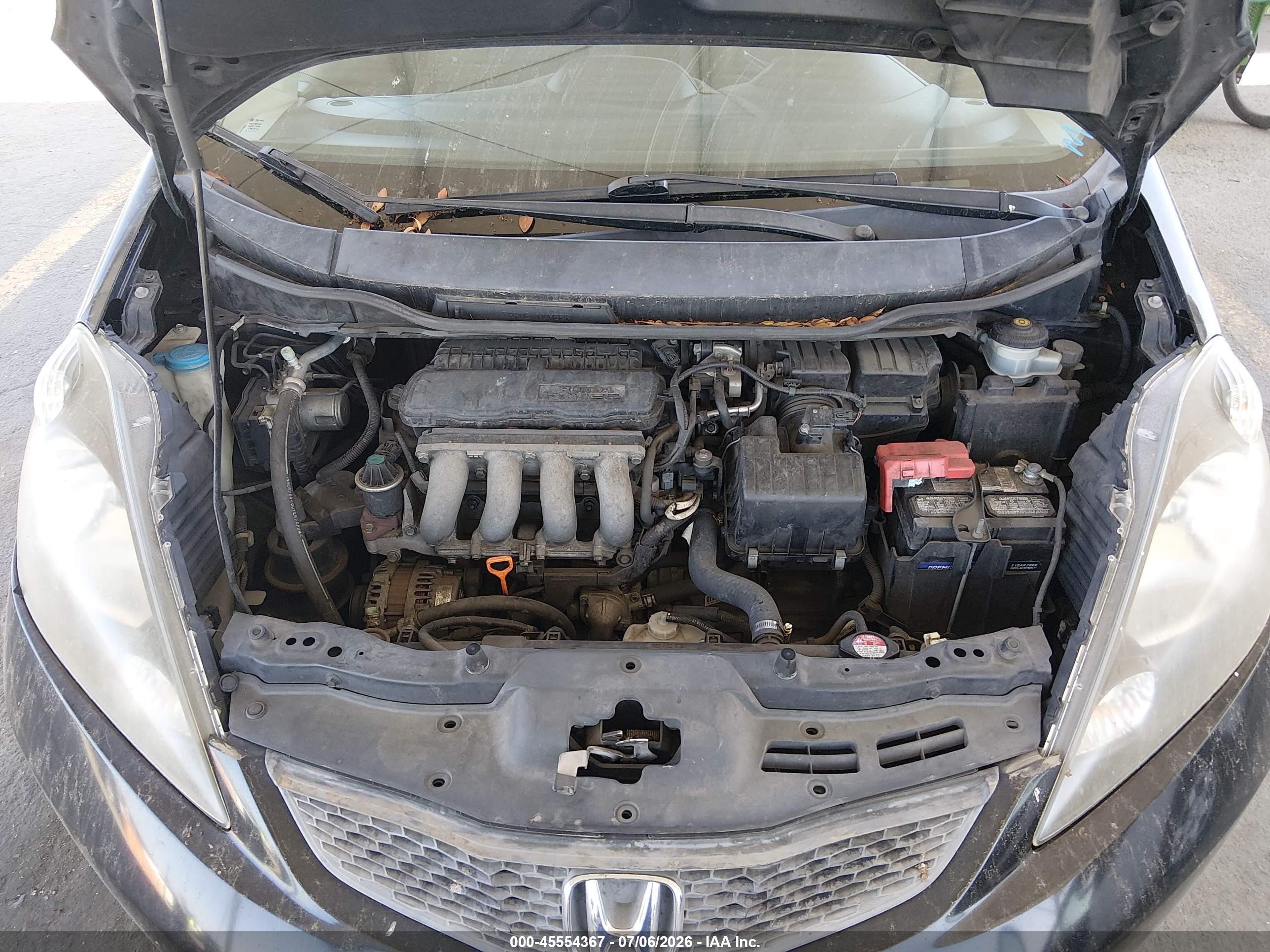 2011 Honda Fit Black vin: JHMGE8G3XBS009132