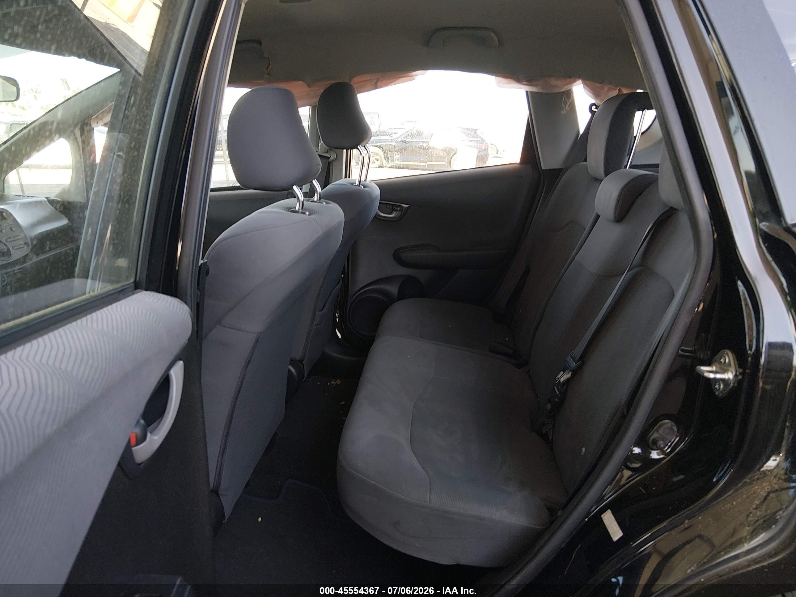 2011 Honda Fit Black vin: JHMGE8G3XBS009132