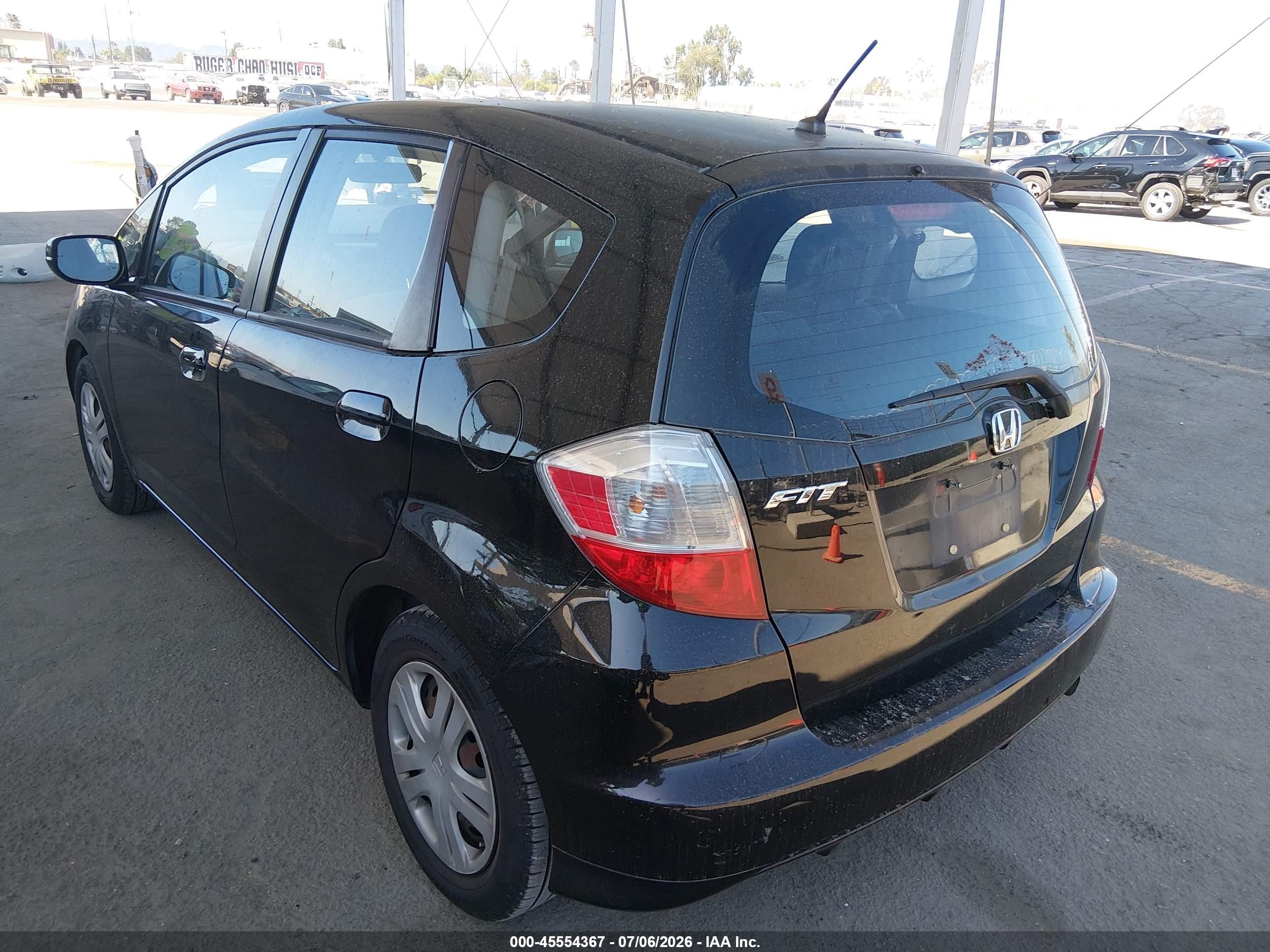 2011 Honda Fit Black vin: JHMGE8G3XBS009132