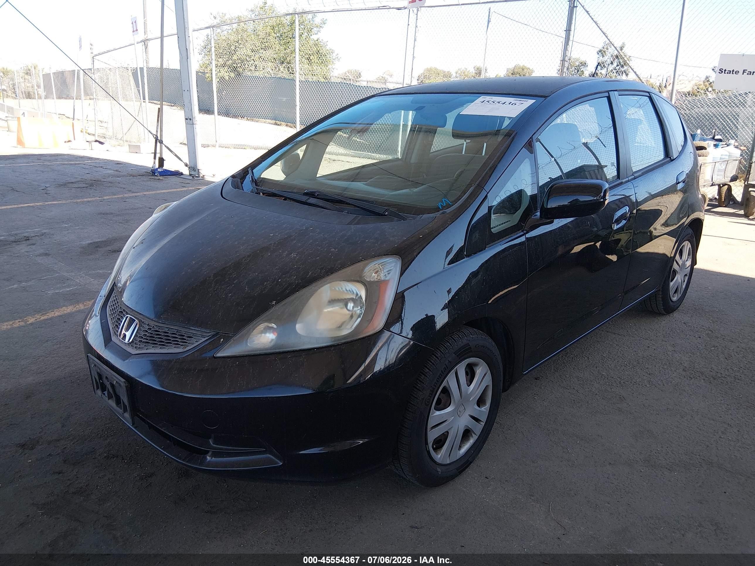 2011 Honda Fit Black vin: JHMGE8G3XBS009132
