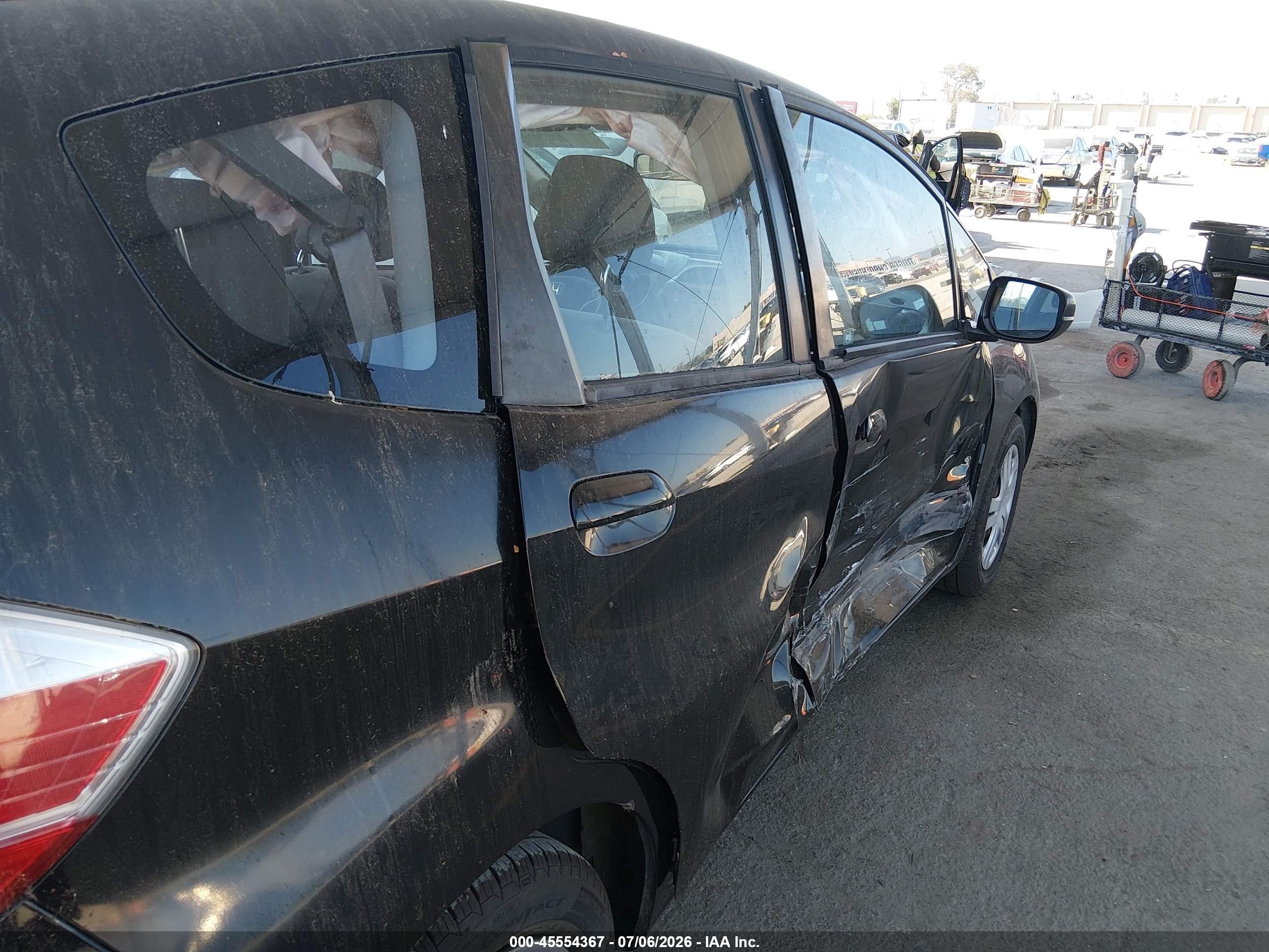 2011 Honda Fit Black vin: JHMGE8G3XBS009132