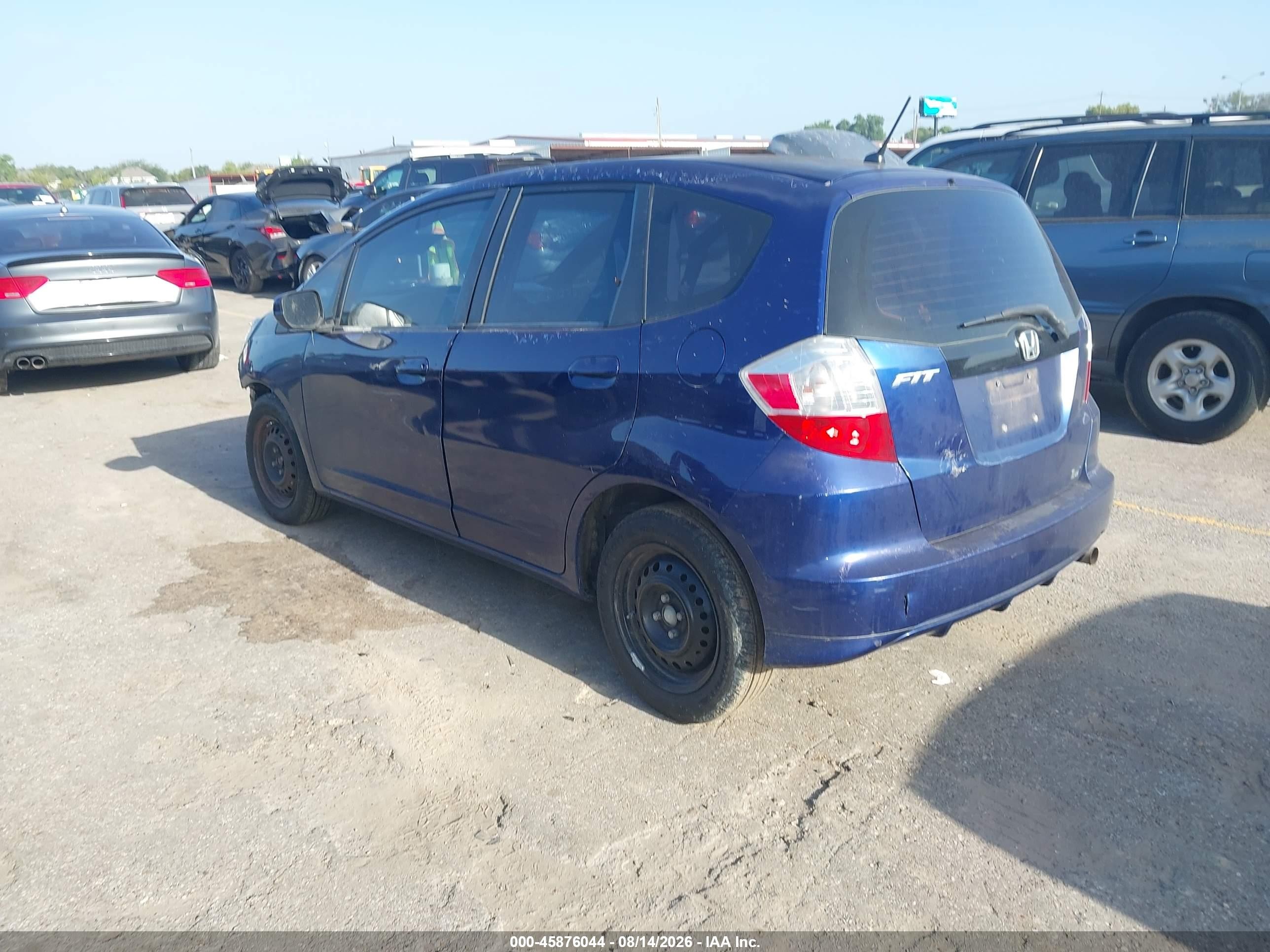 2012 Honda Fit Blue vin: JHMGE8G3XCC004329