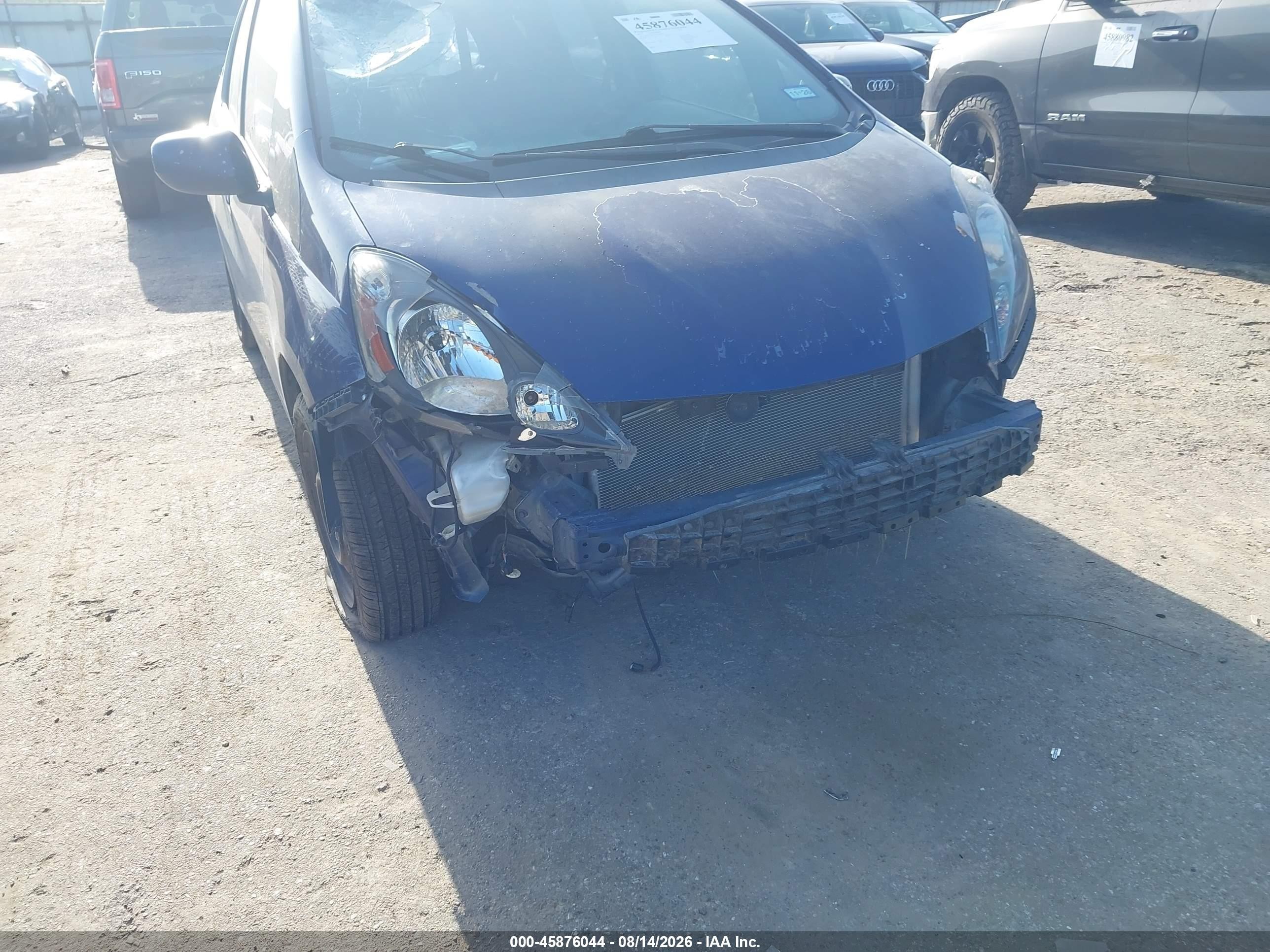 2012 Honda Fit Blue vin: JHMGE8G3XCC004329