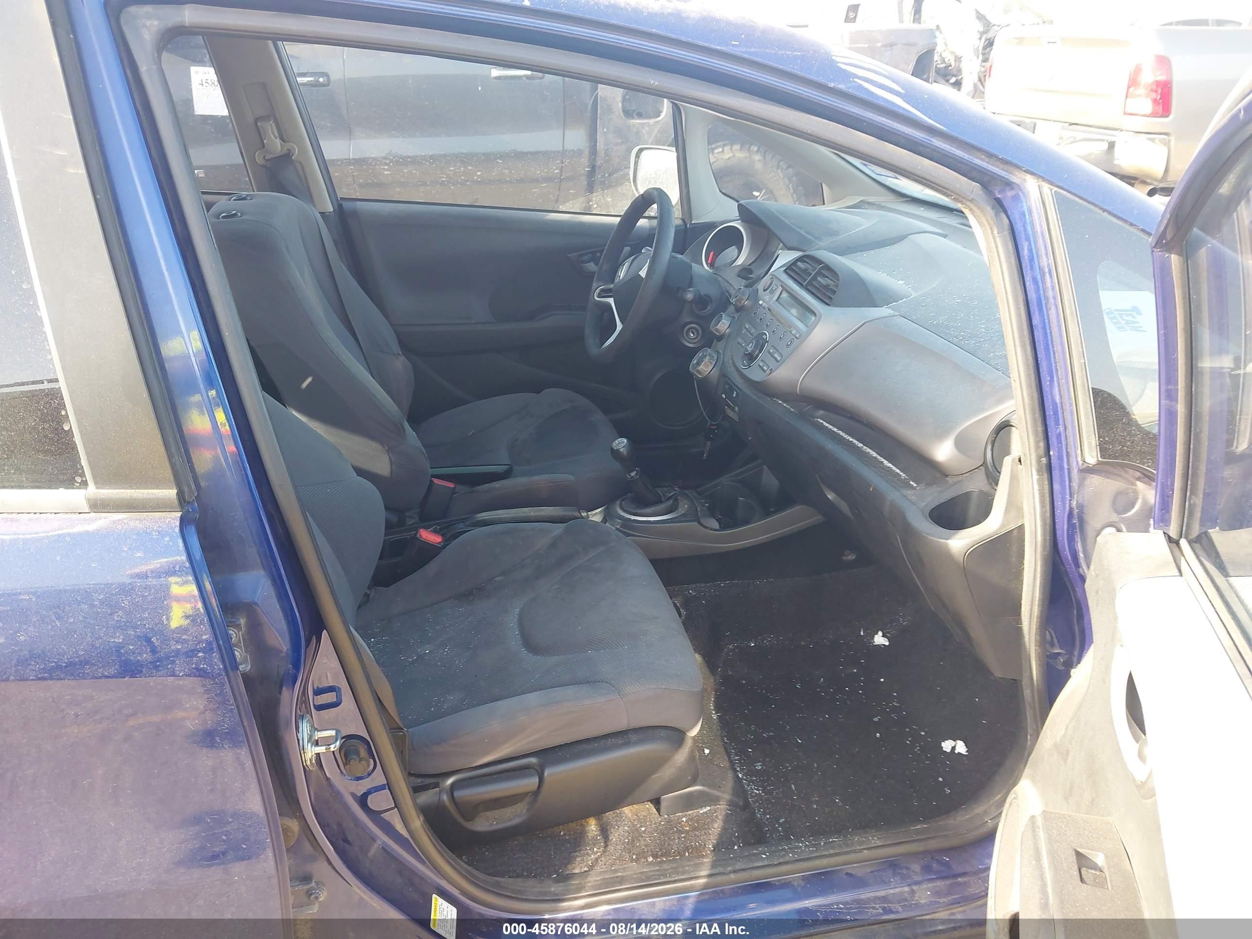 2012 Honda Fit Blue vin: JHMGE8G3XCC004329