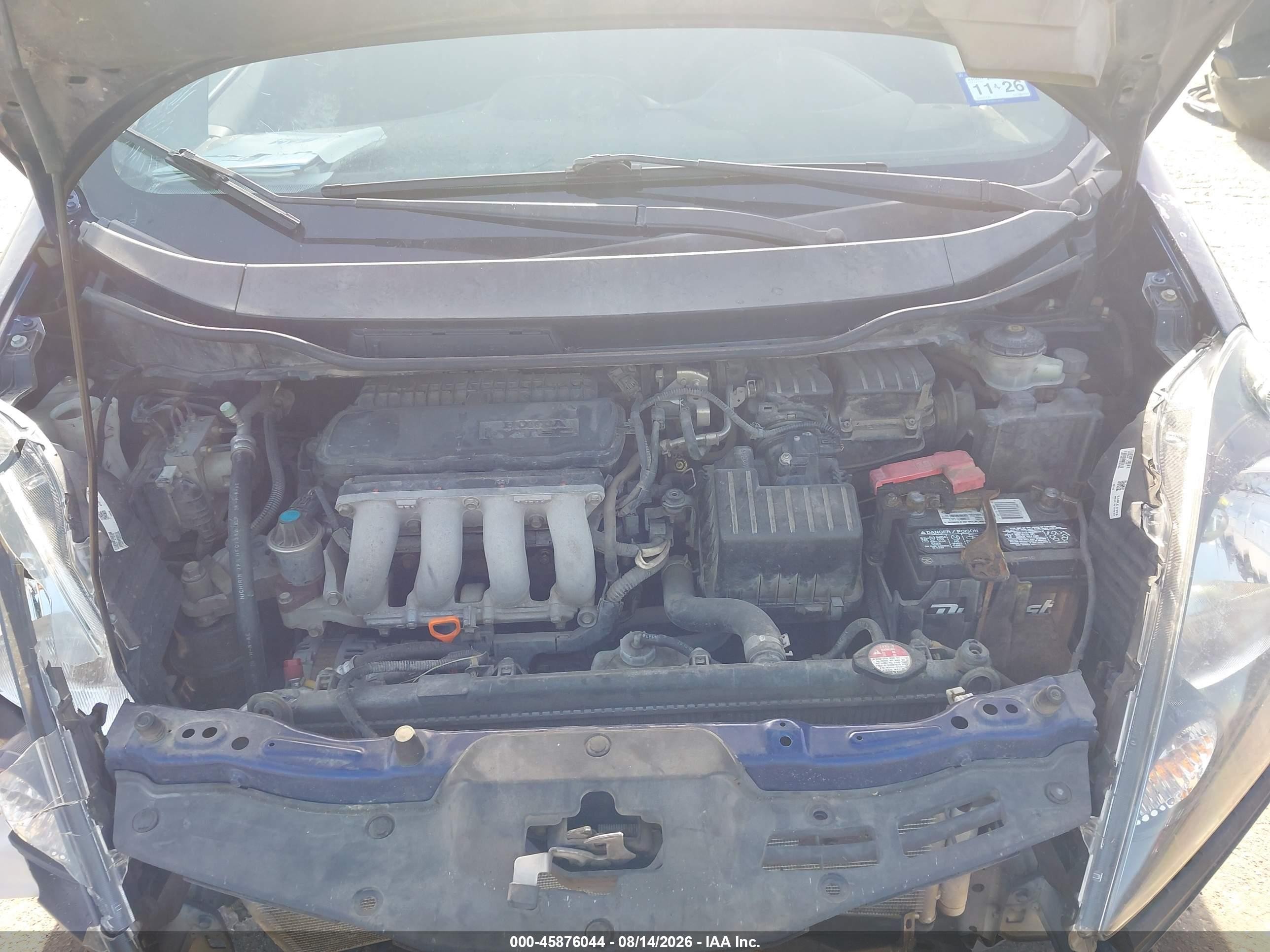 2012 Honda Fit Blue vin: JHMGE8G3XCC004329