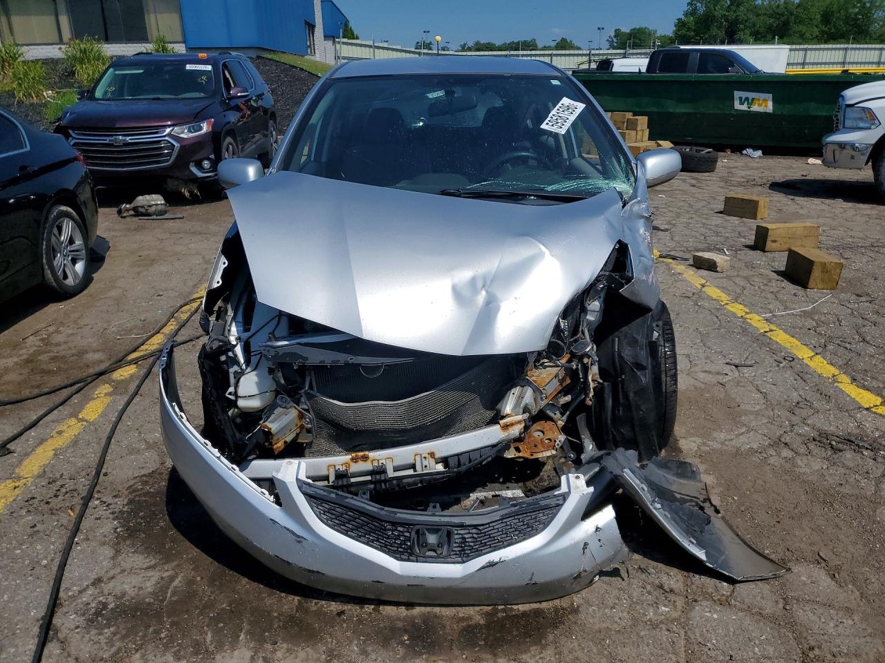 2013 Honda Fit Silver vin: JHMGE8G3XDC007619