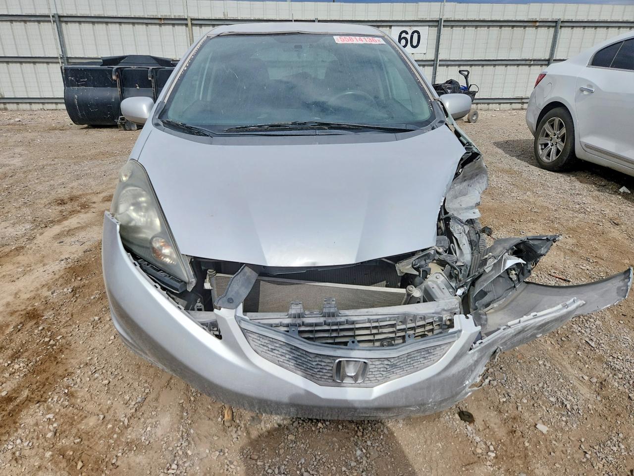 2013 Honda Fit Silver vin: JHMGE8G3XDC029362